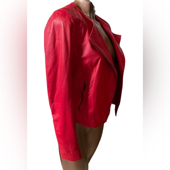 Armani Buttery Soft Leather Moto Jacket - Picture 4 of 15